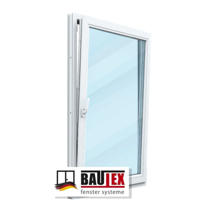 Пластиковое окно одностворчатое поворотно-откидное