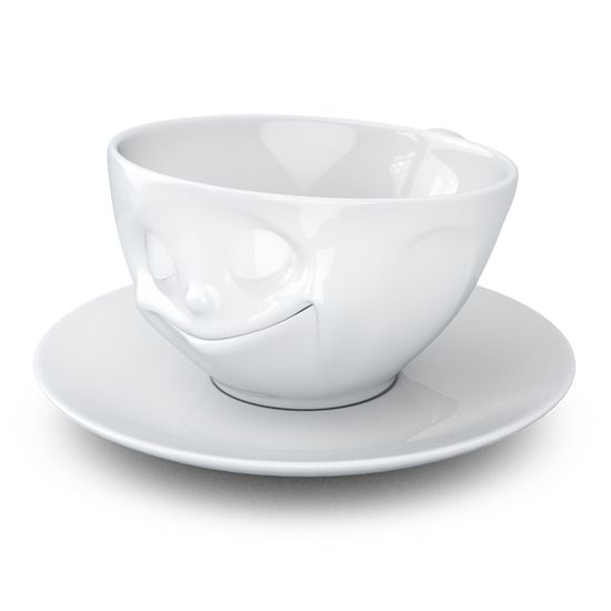 Чайная пара happy, 200 мл, белая