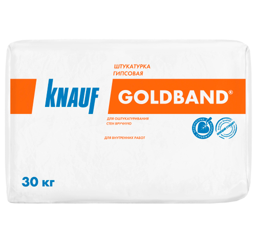 Гипсовая штукатурка КНАУФ ГОЛЬДБАНД 30 кг.