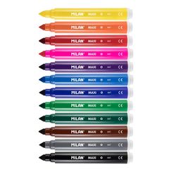 Flomaster \ фломастер BOX OF 12 MAXI WATER-BASED FIBREPENS