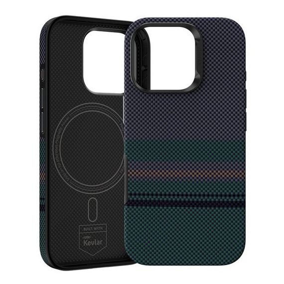 Чехол Benks Aurora ArmorPro Case built with Kevlar® для iPhone 16 Pro 6.3&quot; Арктическое Ночное Небо (Arctic Night Sky)