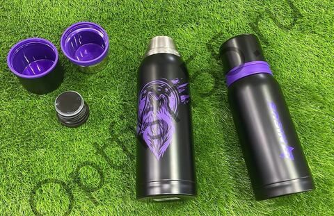 Термос 047-LW 1000ML Волк (2 крышки-кружки) Nisus