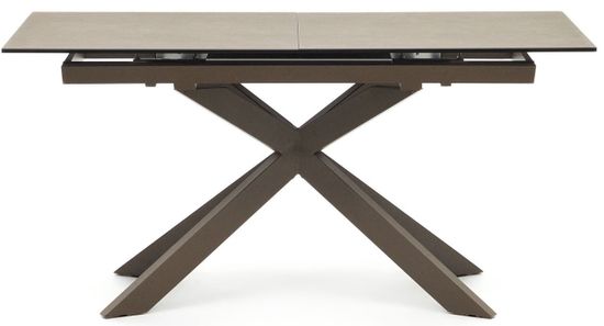 Atminda Раздвижной стол из керамики и стали с коричневой отделкой 160 (210) x 90 см Испания 
