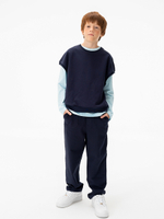 Жилет оверсайз Mjölk School Blue