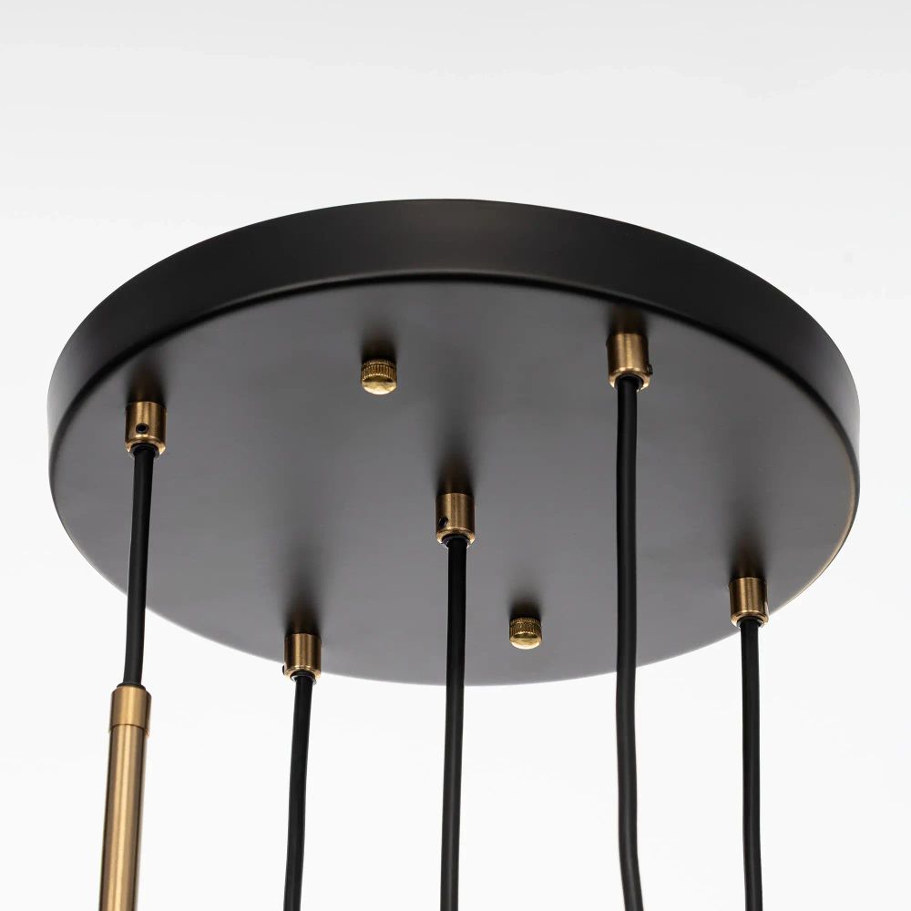 Citilux RONIN CL326015 Подвесной каскадный хрустальный светильник