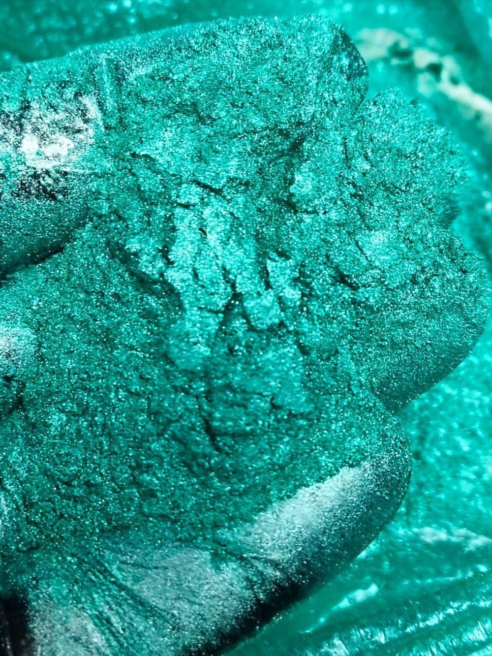 Премиум пигмент 8994 - Зелёный (с серебром) мерцающий - универсальный