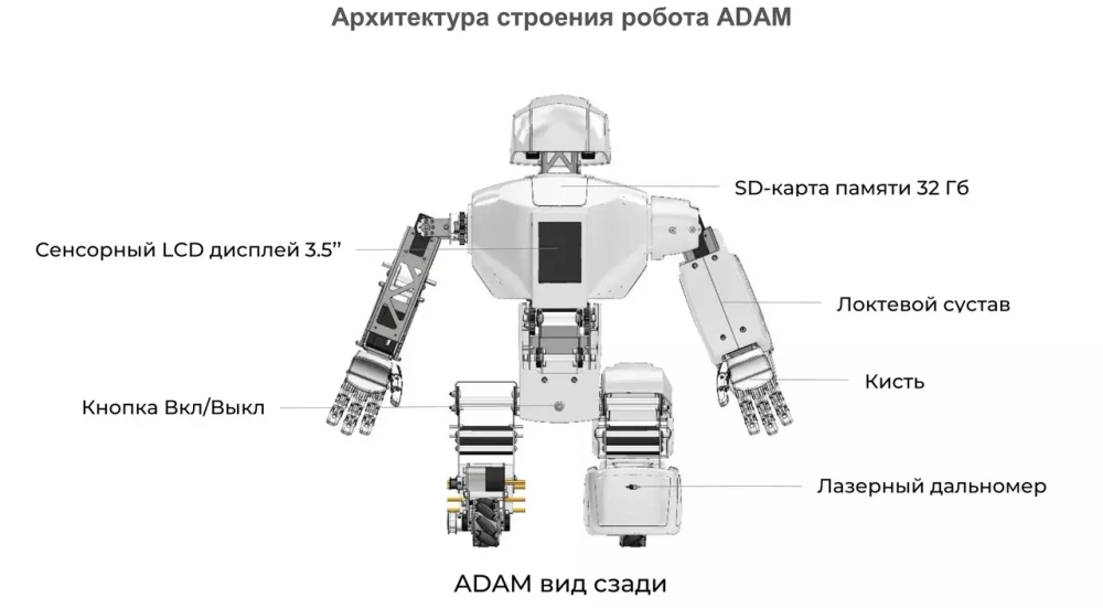 Персональный робот АДАМ v2.7.l