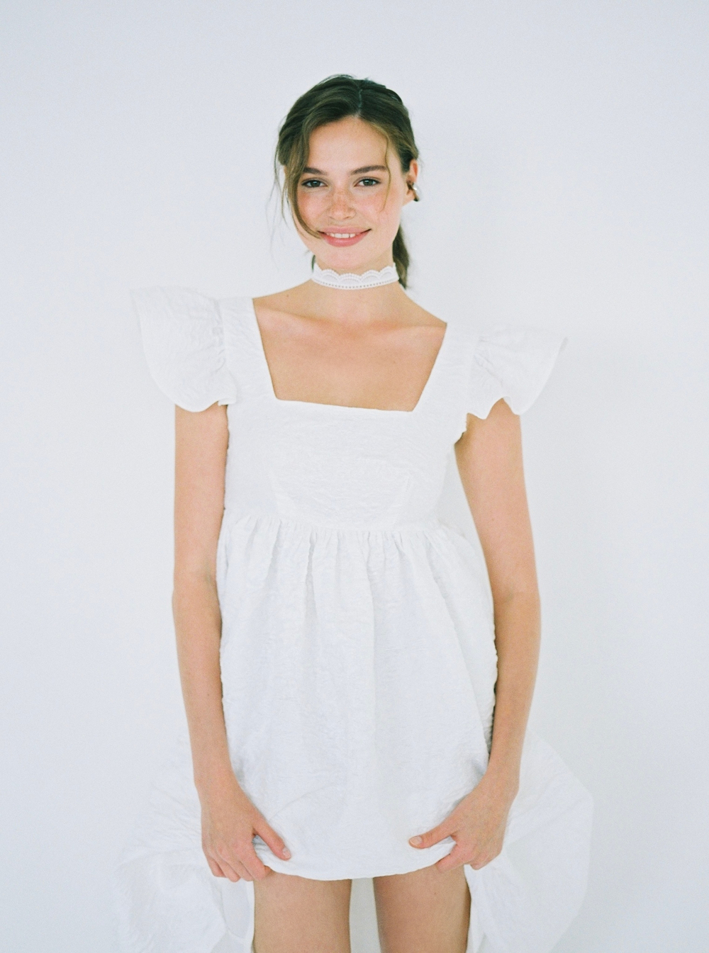 Angel white dress