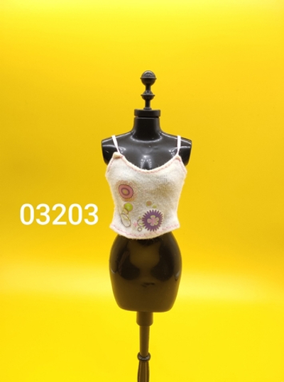 Одежда для куклы Барби винтаж майка 03203