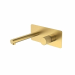Смеситель для раковины Boheme Stick 125-MG.3 золото матовое/ручка LINEA