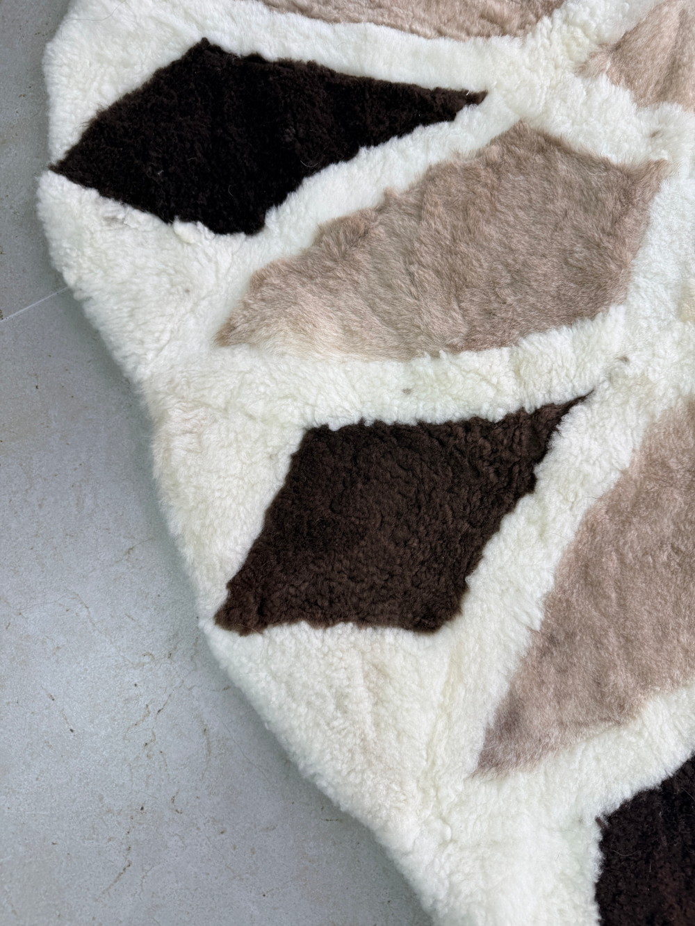 Ковер шкура натуральная овчина меховой