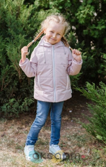 Куртка для девочек "Кими" 30, 116р, св.какао/св.персик