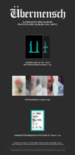 Альбом G-DRAGON — Übermensch PHOTOCARD ALBUM ver.