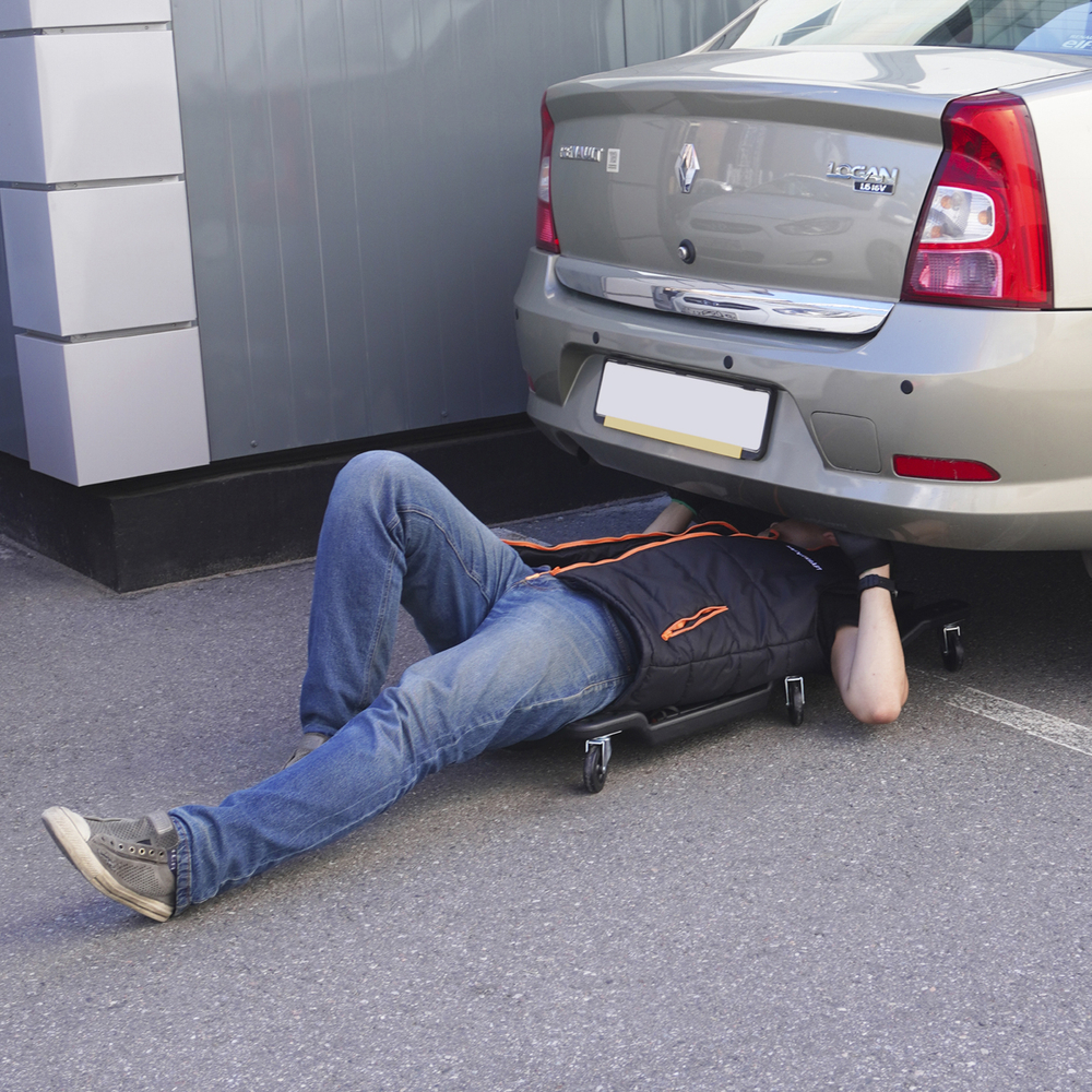 WDK-84068  Лежак ремонтный, подкатной. Пластиковый. Размеры 1010х475х130 мм, 5 кг