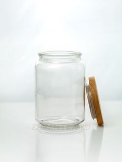 банка стеклянная с крышкой
