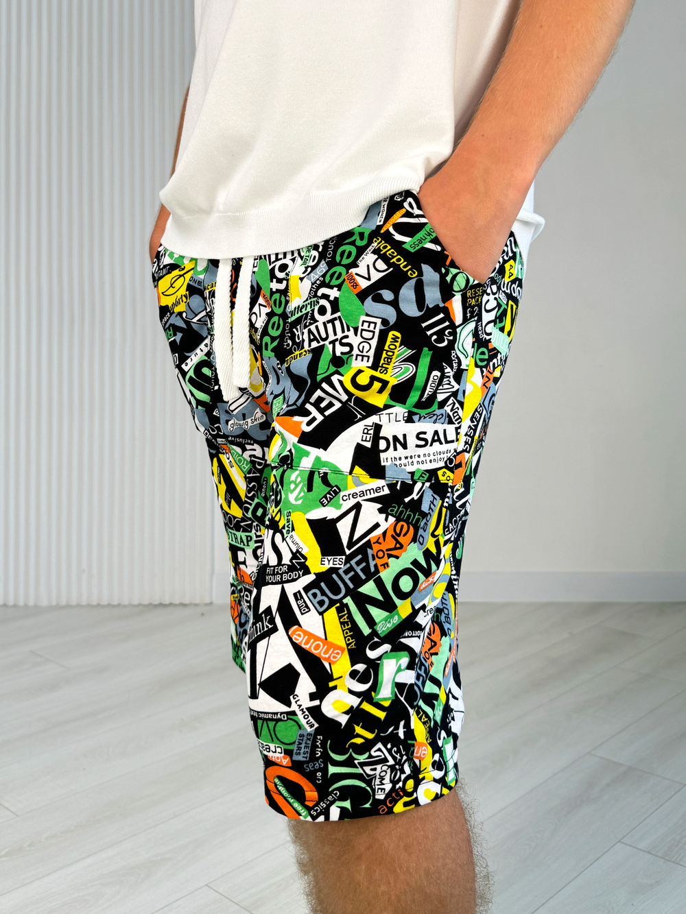 Шорты для мальчика подростковые "Слова"