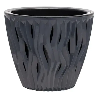 Кашпо Вдохновение (3л.) Цв. Антрацит (Арт. КШ-5420)