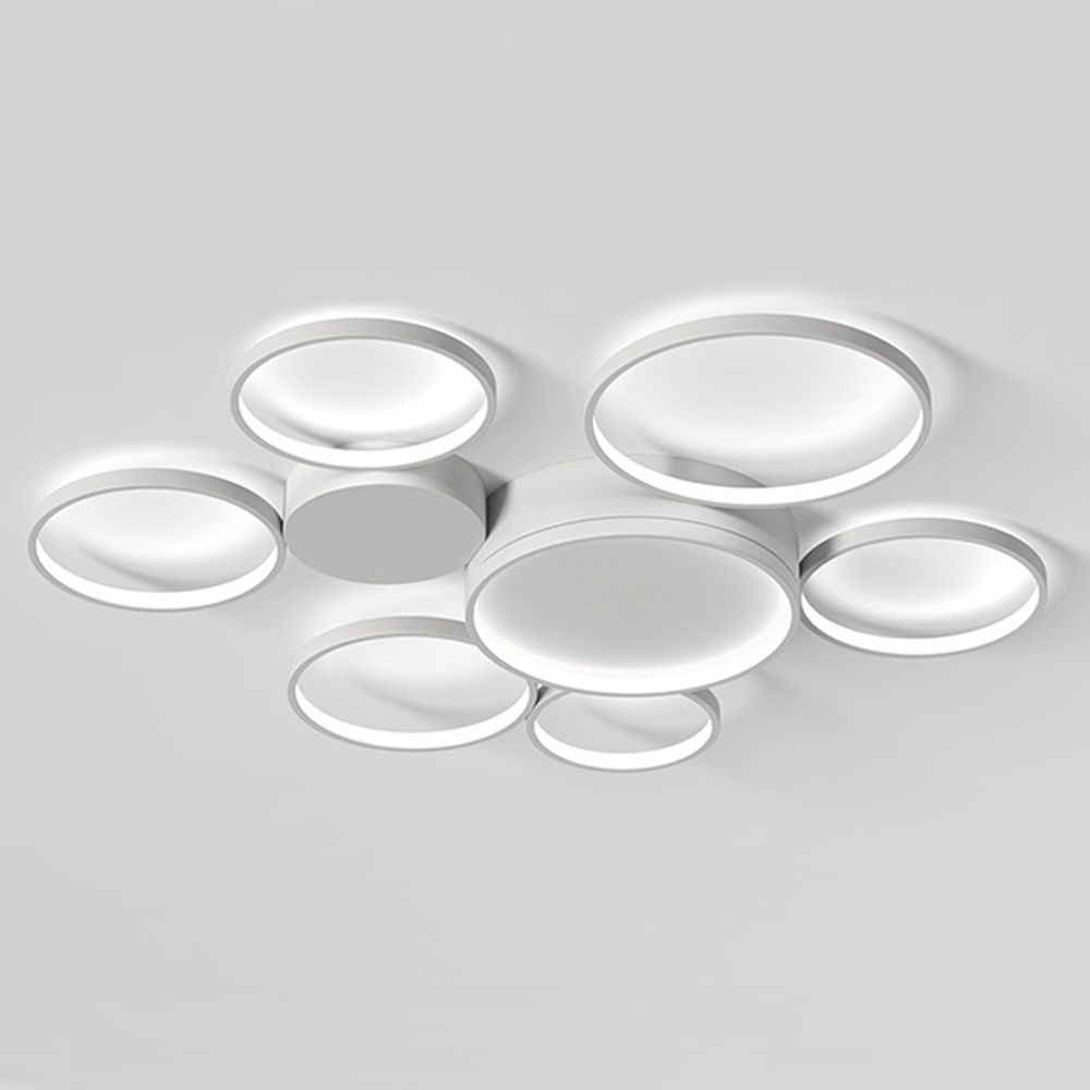 Потолочный Светильник Twine 7 Rings White By Imperiumloft