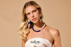 Клипсы Nature Bijoux, Pacifique, с перламутром, жемчугом и лазуритом, NB26.1-11-90650 (синий)