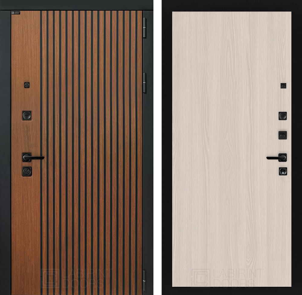 Входная дверь Лабиринт ШТОРМ - 05 Ясень Светлый