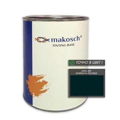 Автоэмаль makosch/LADA 325, Базовая эмаль, зелёный, база, 800мл.