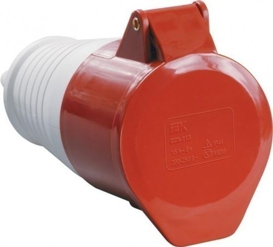 Розетка IEK 215 переносная 3Р+Е+N 16А 380В IP44