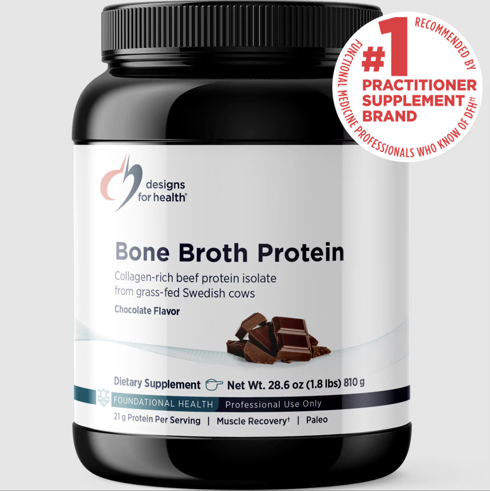 Designs For Health - Bone Broth Protein (PurePaleo) Chocolate - 810 gr