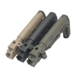 Складной приклад АК-74, DLG Tactical. Черный