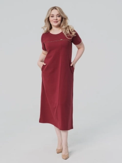 Платье трикотажное летнее трапеция