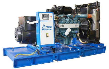 Дизельный генератор ТСС АД-320С-Т400-2РПМ17 Doosan В капоте с автозапуском