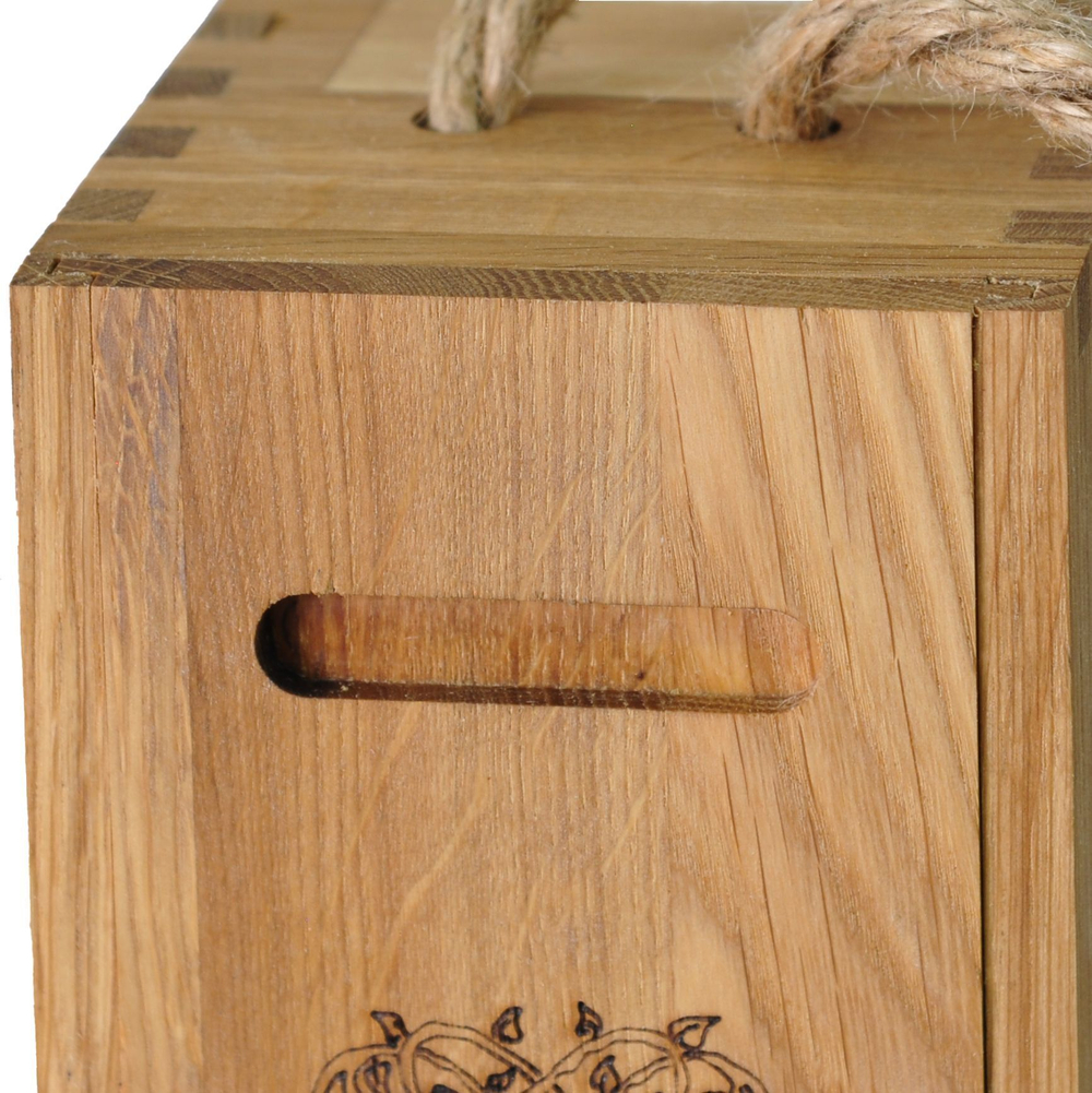 Подарочная коробка для вина из массива дуба