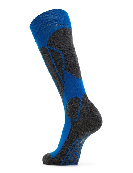 Термоноски мужские Norveg Sport Wool горнолыжные высокие 9SWSMRU-125, синий+антрацит