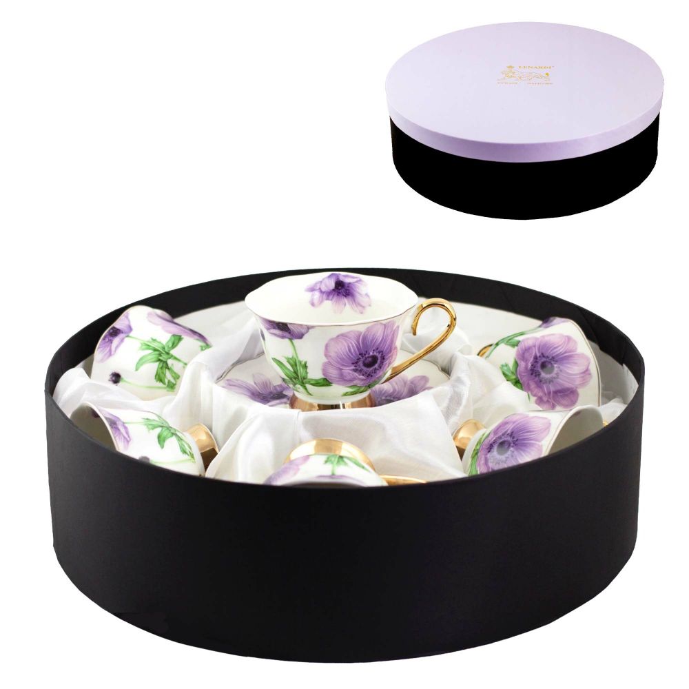 Lenardi 122-016 Чайный набор 12пр. 240 мл в под.уп.(х6)Фарфор