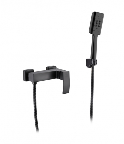 44052-C Смеситель для душа (ЧЕРНЫЙ) "GANZER"  (6/1шт)