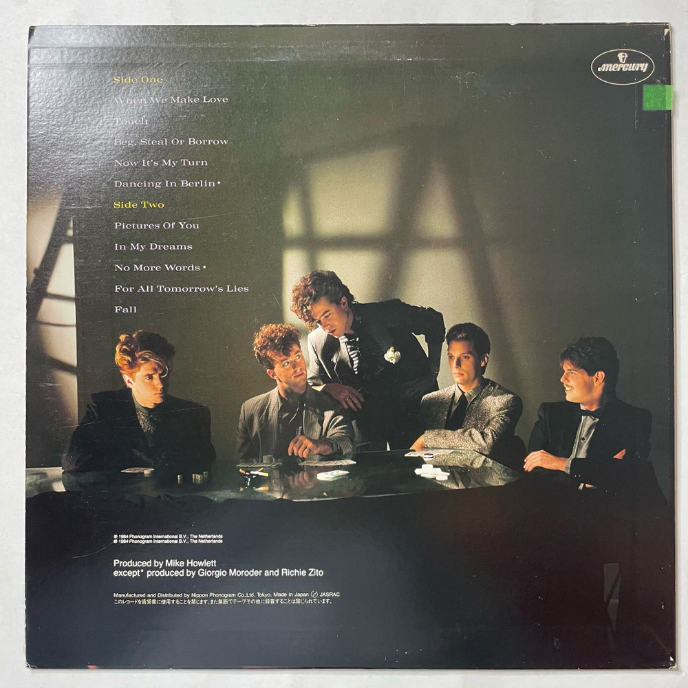 Винтажная виниловая пластинка LP Berlin Love Life (Japan 1984) (No Obi) In My Dreams