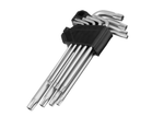 Набор ключей имбусовых Torx-Tempered, TT10-50, CrV, 9 шт., удлиненные Сибртех 123717