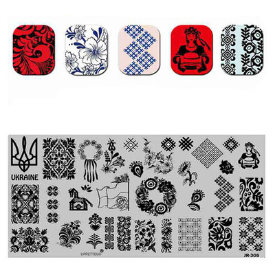 Пластина для стемпинга JR305