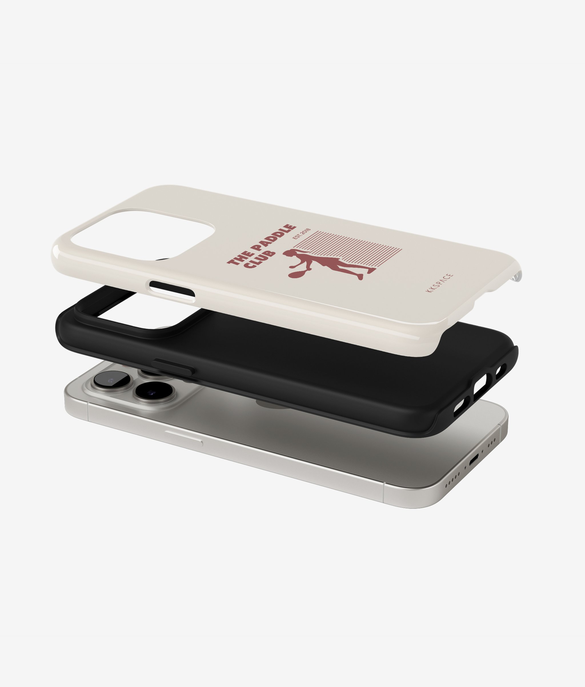 Чехол THE PADDLE CLUB (бордовый) для iPhone