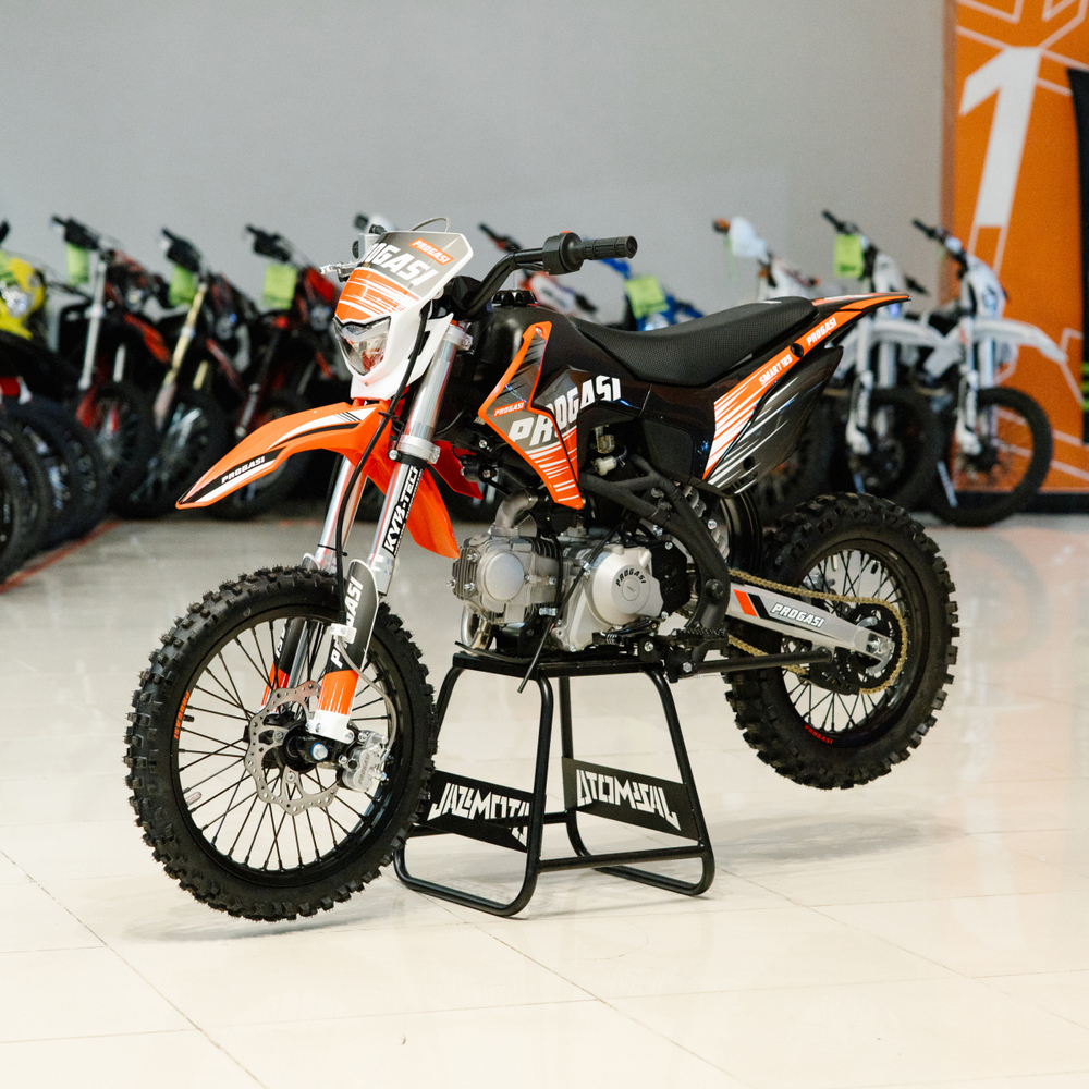 Питбайк PROGASI SMART 5 125CC RED 17/14 (Полуавтоматическая КПП)