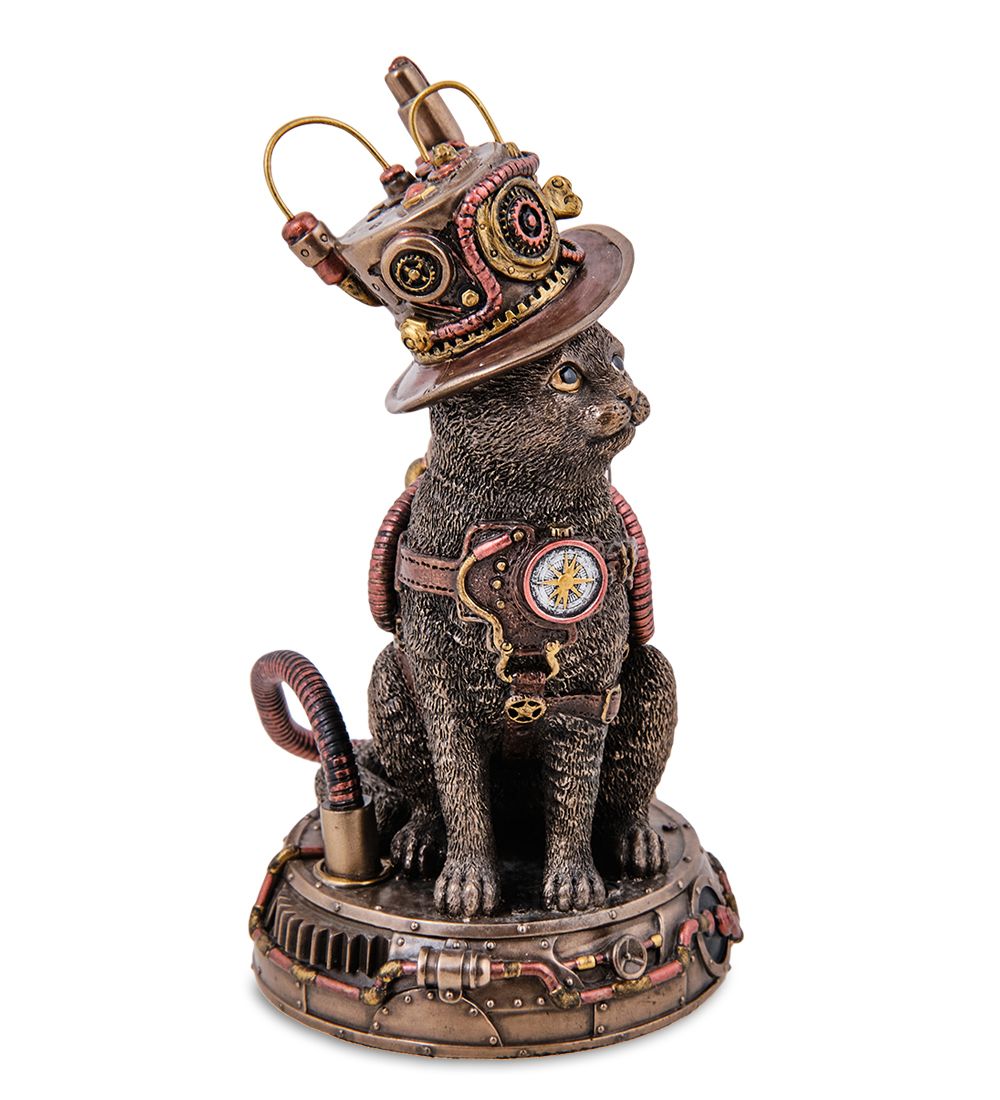 Veronese WS-1242/ 1 Статуэтка в стиле Стимпанк «Мистер Кот»