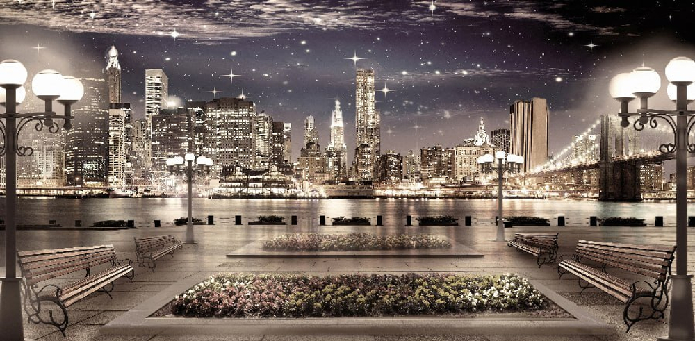Города 1 №4 Фотообои и Фрески ручной работы