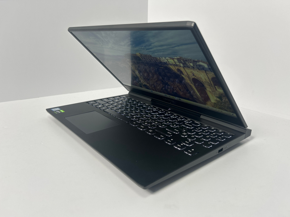 Ноутбук игровой Lenovo Legion Y545 (81Q6000URU) 15.6"/Intel Core i5 9300H/RAM 8GB/SSD 128GB/HDD 1000GB/GeForce GTX 1660 Ti 6 ГБ/1920*1080/IPS/Windows 11/Подсветка кл-ры: LED/Черный. Состояние: B1