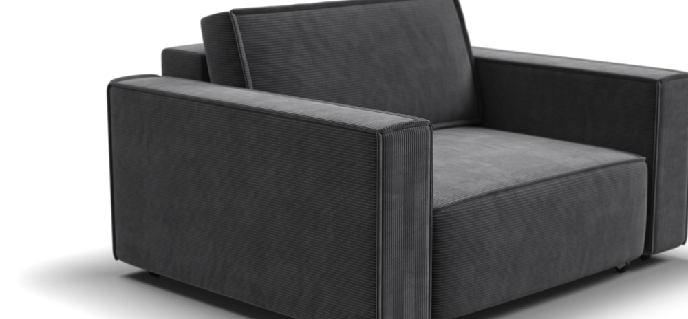 Кресло BOSS SOFT MODOOL Вельвет CORD графит