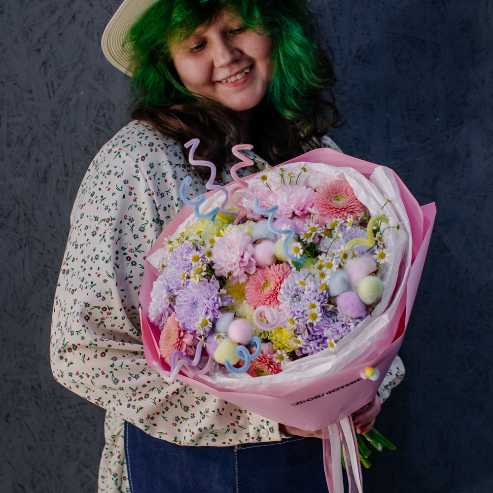 105. Нежный дофаминовый букет