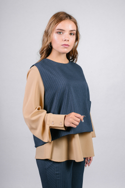 Брюки зауженные 2941ВП, Серо-голубой #87СГ022941ВП