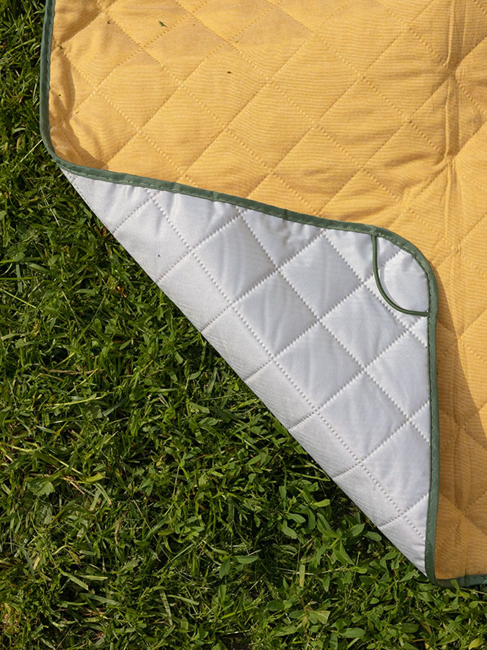 Плед для пикника и отдыха на пляже Smart Picnic, горчичный