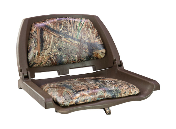 Кресло складное мягкое TRAVELER, обивка камуфляжная ткань DUCK BLIND