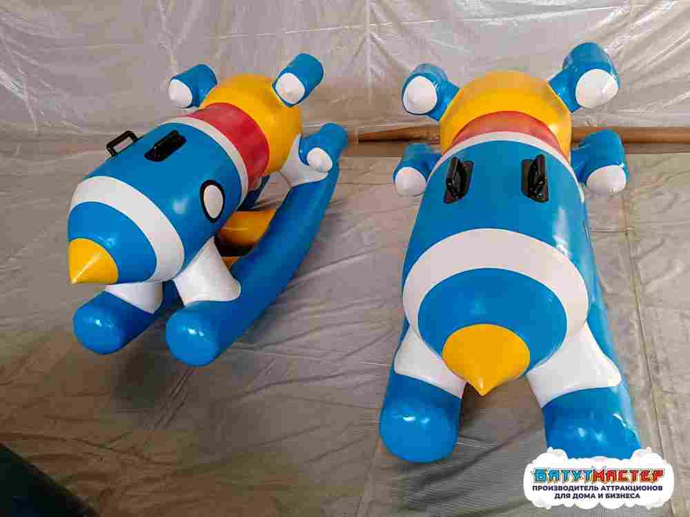 Качалка в игровую комнату «Космическая ракета», 2×0,7×1,4 м