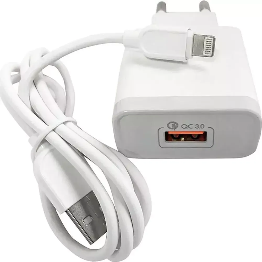 СЗУ 18W с кабелем lightning 1USB-A QG 1.0А MY-А301Q EMYX