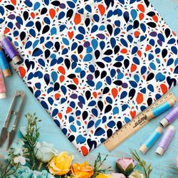 Ткань премиум флис эффектный ритм